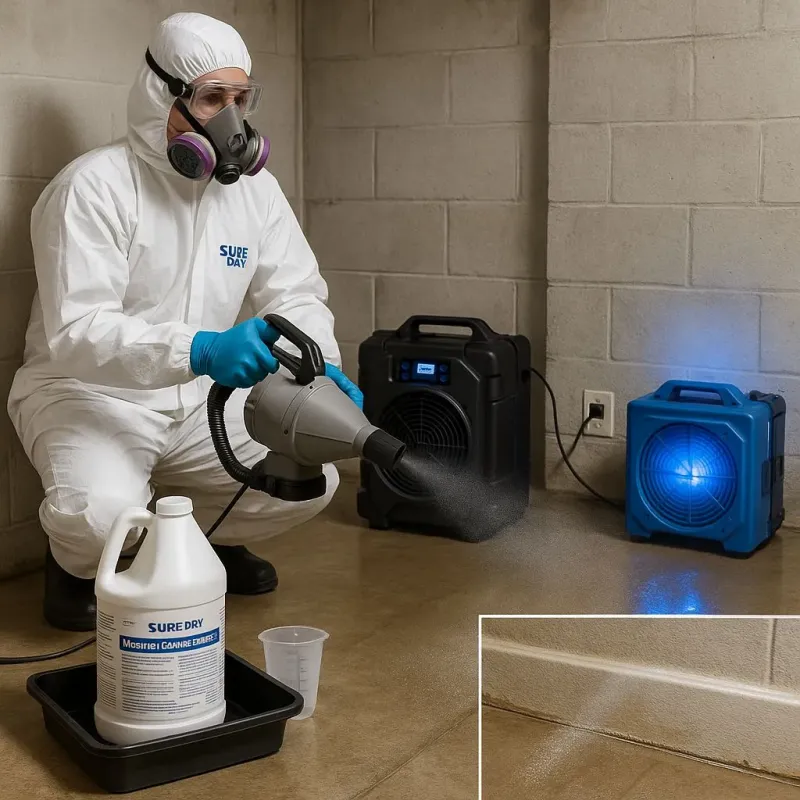 Sanitization and Odor Removal process in Potomac, MD